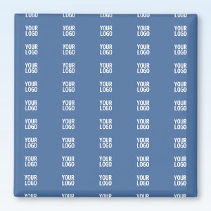 Aimant Votre logo ou image Motif à rayures verticales