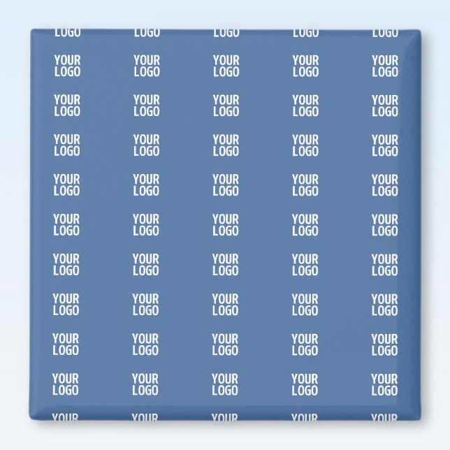 Aimant Votre logo ou image  | Motif de bandes verticales  (Créateur téléchargé)