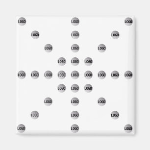 Aimant Votre logo ou toute image téléchargée Motif étoi