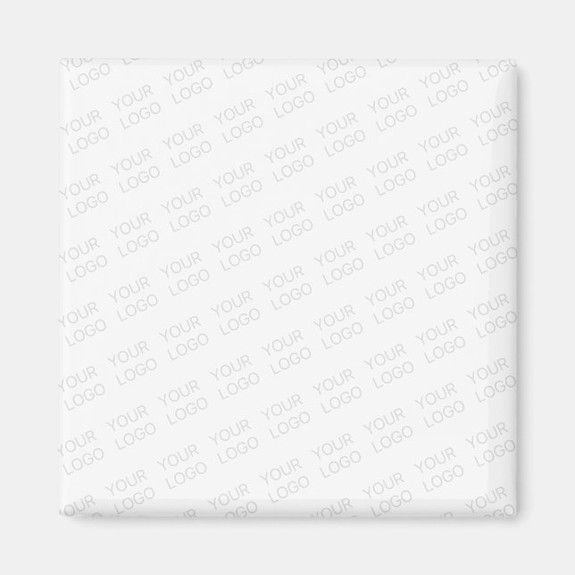 Aimant Votre logo s'allège automatiquement et se répète (Devant)