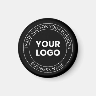 Aimant Votre propre logo et message de remerciement modif