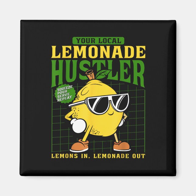 Aimant Votre revendeur de limonade local drôle patron de  (Devant)