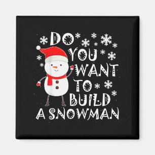 Aimant Voulez-Vous Construire Un Bonhomme De Neige Doux B