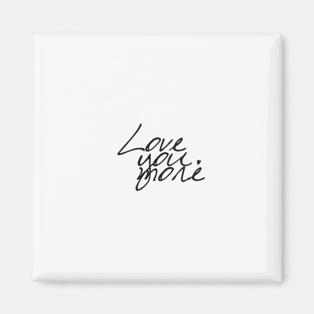 Aimant Vous aimez plus de style authentique et sincère  (Devant)