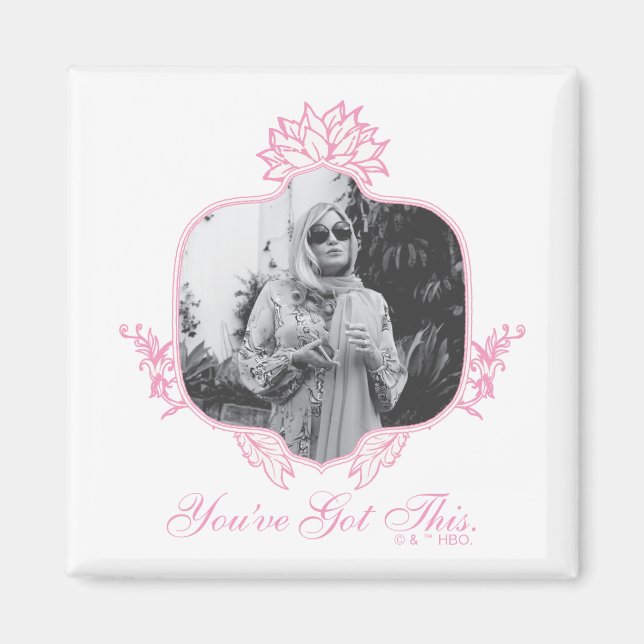 Aimant Vous avez ceci - Le Lotus Blanc (Devant)