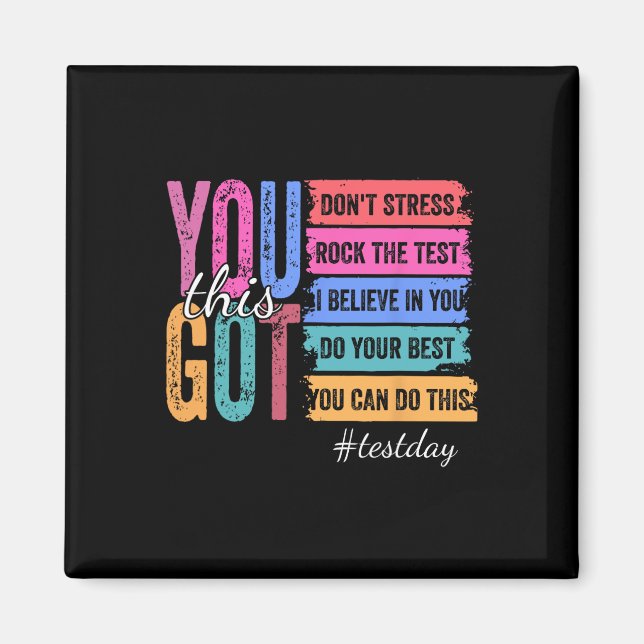 Aimant Vous avez cette journée de test motivationnel ense (Devant)