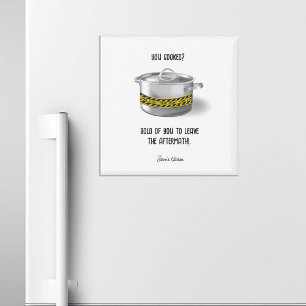 Aimant Vous avez cuisiné drôle cuisine personnalisée