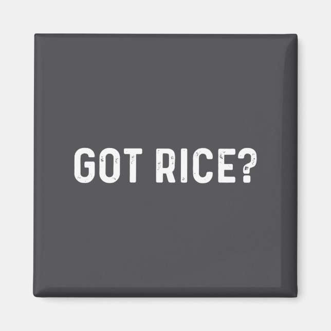 Aimant Vous avez du riz Embarrassant Drôle Asie Social  (Devant)