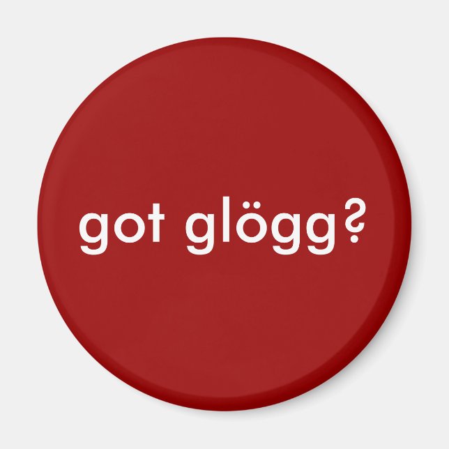 Aimant vous avez glogg ? Drôle boisson scandinave (Devant)