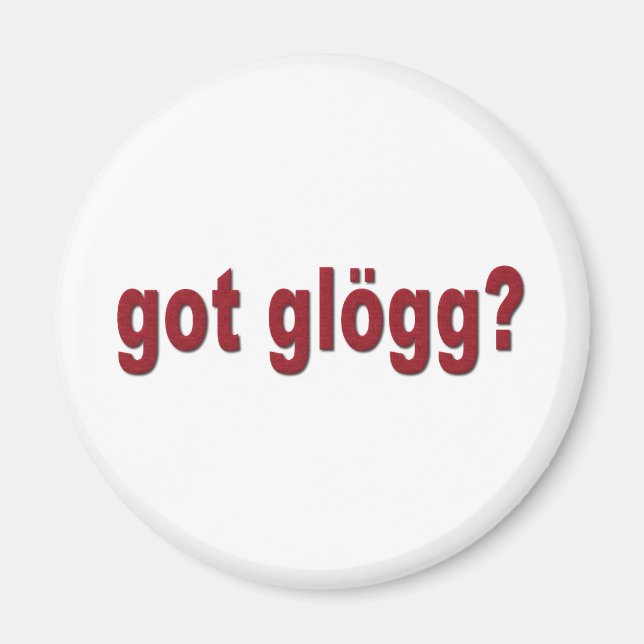 Aimant vous avez glogg ? Drôle scandinave (Devant)