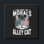 Aimant Vous Avez La Morale D'Un Chat Alley Drôle plaisant<br><div class="desc">Vous Avez La Morale D'Un Chat Alley Drôle plaisanterie</div>