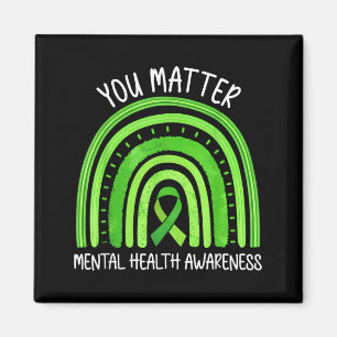 Aimant Vous Comptez en Mai Nous Portons le Vert Santé Men