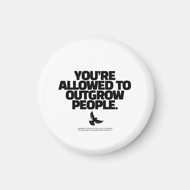 Aimant Vous Êtes Autorisé À Dépasser Les Gens - Freedom D (Devant)