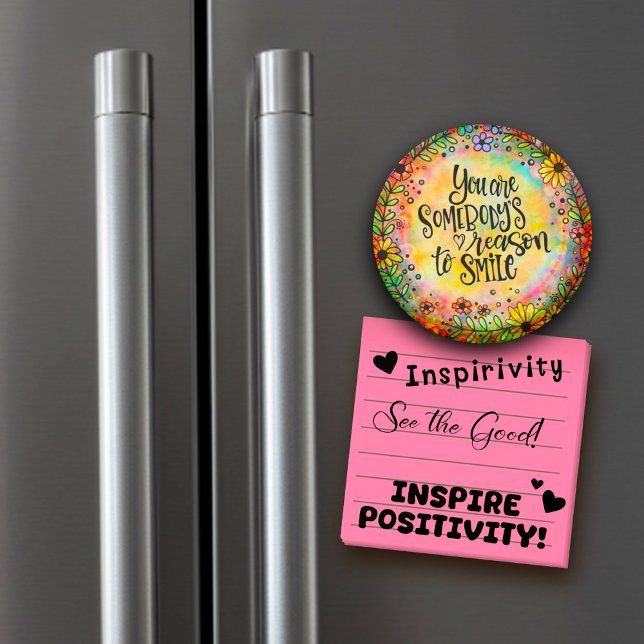 Aimant Vous êtes la raison pour laquelle quelqu’un sourit (Créateur téléchargé)