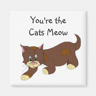 Aimant Vous êtes le miaulement du chat