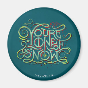 Aimant Vous êtes l'un de nous maintenant Green Graphic