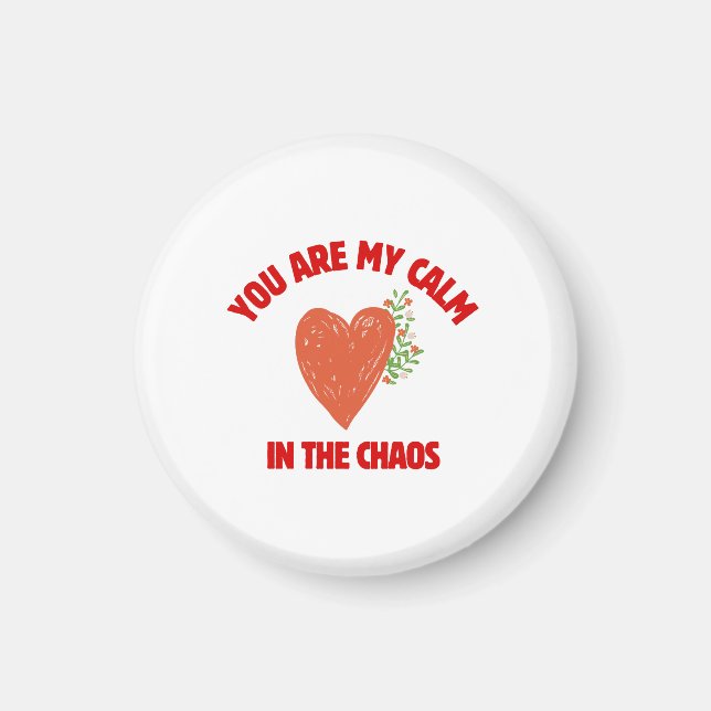 Aimant Vous êtes mon calme dans le chaos (Devant)
