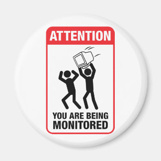 Aimant Vous Êtes Surveillé - Humour De Bureau