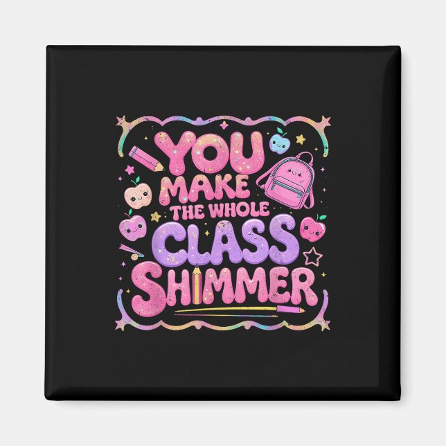 Aimant Vous faites tout l'ensemble Cl scintiller Cadeau d (Devant)
