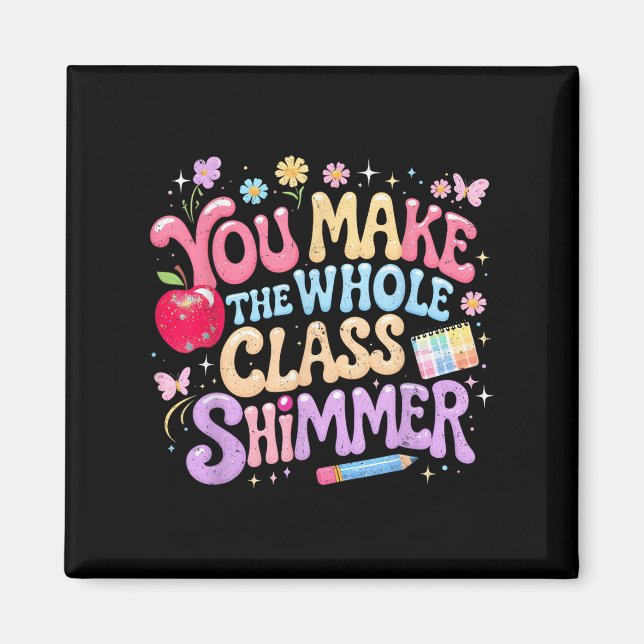 Aimant Vous faites tout l'ensemble Cl scintiller Cadeau m (Devant)