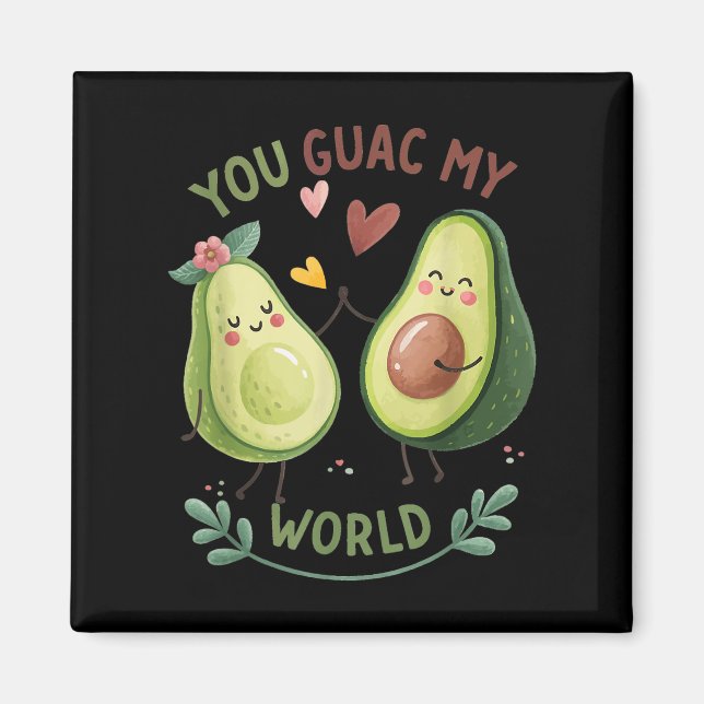 Aimant Vous Guac Mon Monde  (Devant)