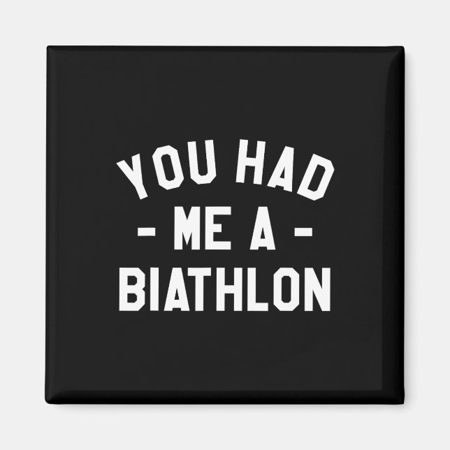 Aimant Vous M'Avez Fait Un Biathlon Biathlète (Devant)