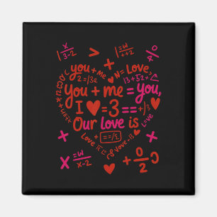 Aimant Vous mignon plus moi équation d'amour de maths Sai