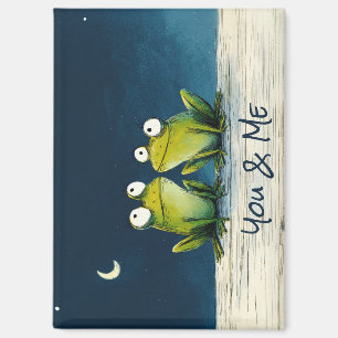 Aimant Vous & Moi Grenouilles – Jolie illustration d'anim