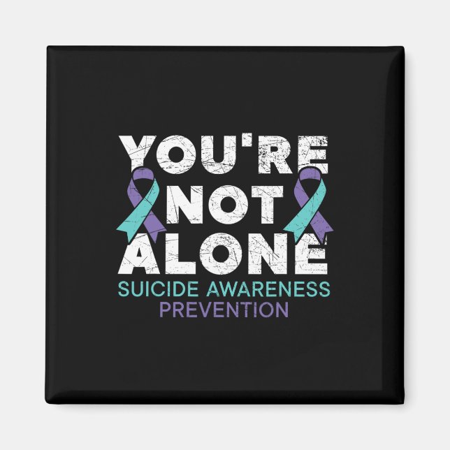 Aimant Vous n'êtes pas la seule prévention du suicide de  (Devant)