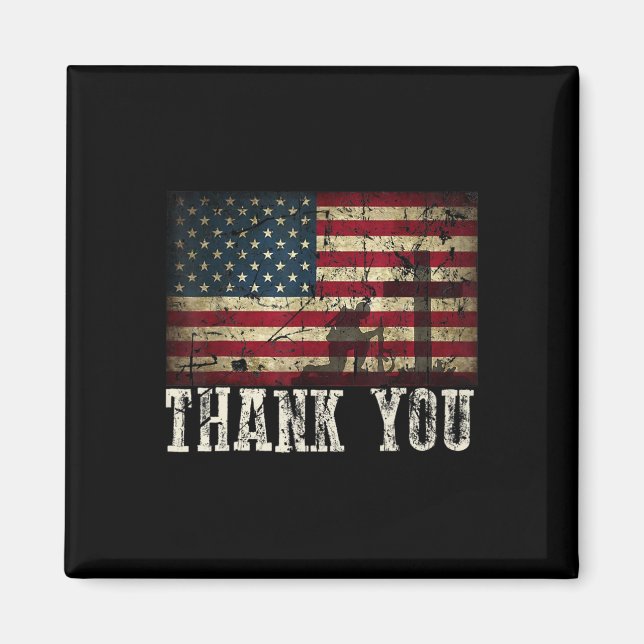 Aimant Vous Pour Vos Services Patriotique - Anciens Comba (Devant)