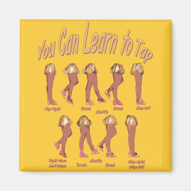 Aimant Vous pouvez apprendre à taper (Devant)