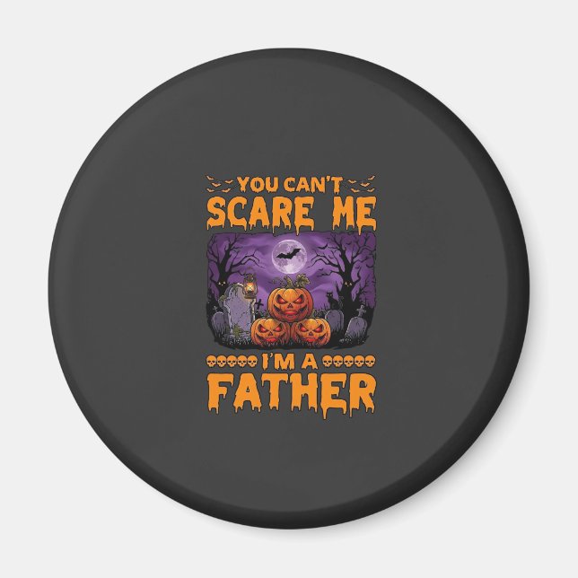 Aimant Vous pouvez m'effrayer Père Citrouilles d'Hallowee (Devant)