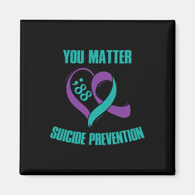 Aimant Vous Problème 988 Prévention du suicide Prévention (Devant)