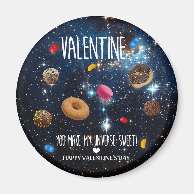 Aimant Vous rendez mon univers doux Saint Valentin (Devant)