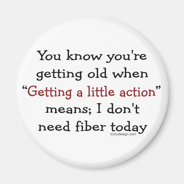 Aimant Vous savez que vous vieillissez quand (Devant)