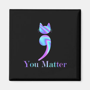 Aimant Vous Semicolon Chat Suicide Santé mentale Sensibil
