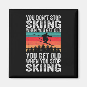 Aimant Vous Vieillissez Quand Vous Arrêtez de Skier - Spo