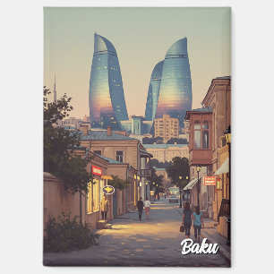 Aimant Voyage à Bakou Azerbaïdjan 