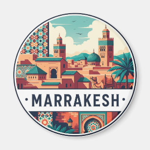 Aimant Voyage à Marrakech Maroc