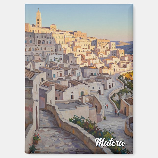 Aimant Voyage à Matera Italie (Recto)