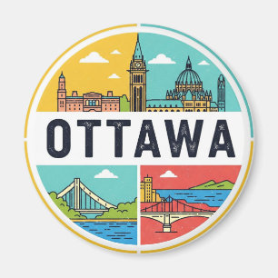 Aimant Voyage à Ottawa Canada