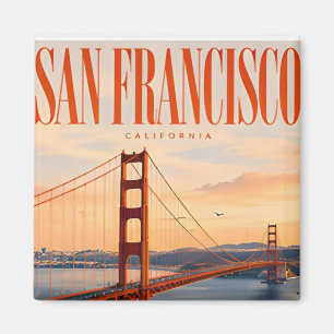 Aimant Voyage à San Francisco, Bay City, Golden Gate