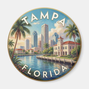 Aimant Voyage au bord de l'eau à Tampa Floride