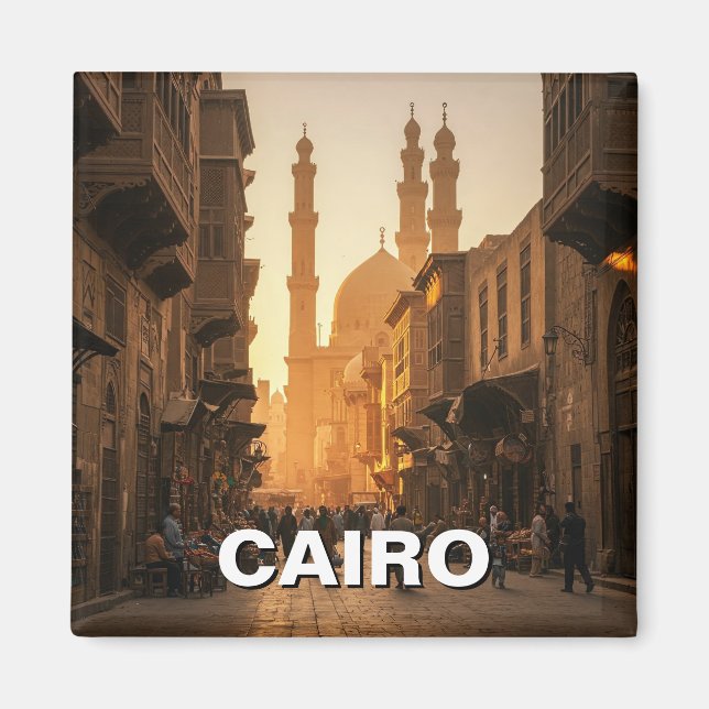 Aimant Voyage au Caire en Égypte (Devant)
