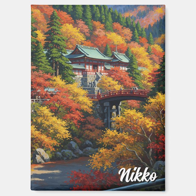 Aimant Voyage au Japon à Nikko (Recto)