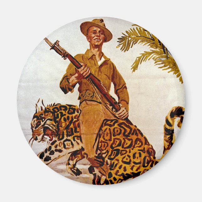 Aimant Voyage ? Aventure ? Rejoignez les Marines ! (Devant)