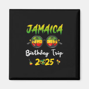 Aimant Voyage d'anniversaire en Jamaïque 2025 Vacances en
