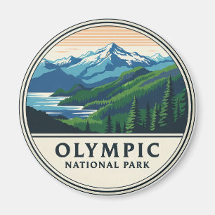 Aimant Voyage dans le parc national olympique de Washingt
