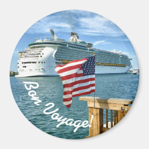 Aimant Voyage de fève patriotique de Sailaway de