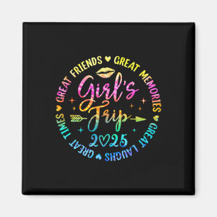 Aimant Voyage de filles 2025 Grands amis Rires Souvenirs